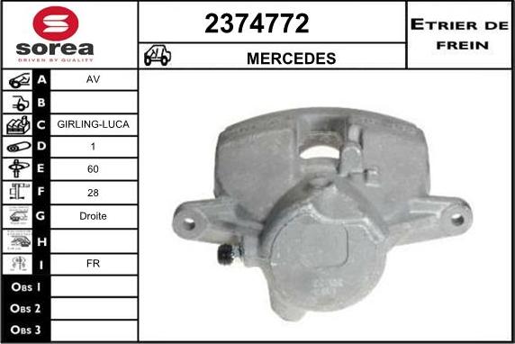 EAI 2374772 - Гальмівний супорт avtolavka.club