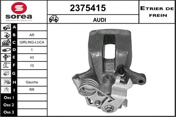 EAI 2375415 - Гальмівний супорт avtolavka.club