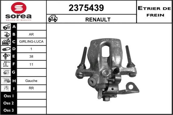 EAI 2375439 - Гальмівний супорт avtolavka.club