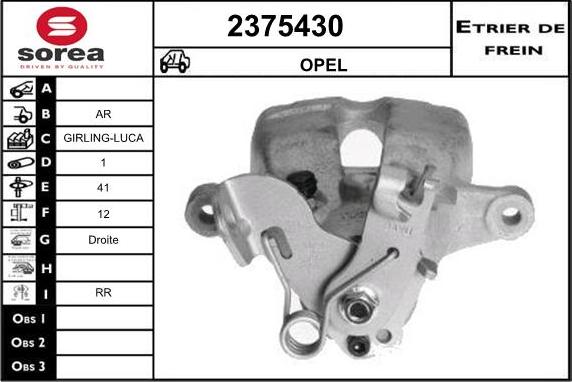 EAI 2375430 - Гальмівний супорт avtolavka.club