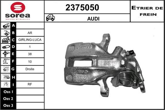 EAI 2375050 - Гальмівний супорт avtolavka.club