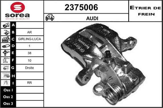 EAI 2375006 - Гальмівний супорт avtolavka.club