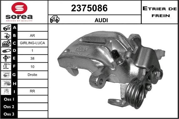 EAI 2375086 - Гальмівний супорт avtolavka.club