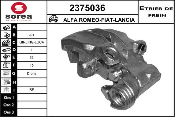 EAI 2375036 - Гальмівний супорт avtolavka.club