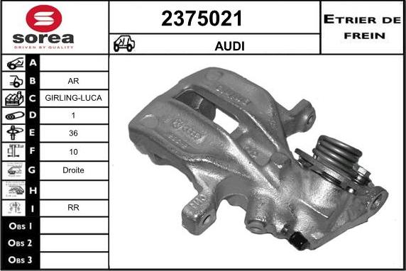 EAI 2375021 - Гальмівний супорт avtolavka.club