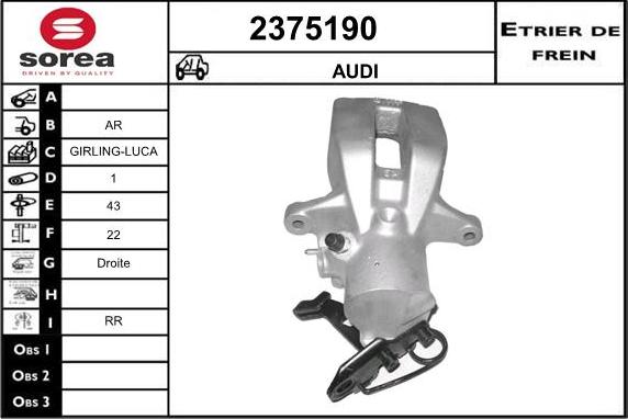 EAI 2375190 - Гальмівний супорт avtolavka.club