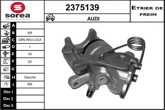 EAI 2375139 - Гальмівний супорт avtolavka.club