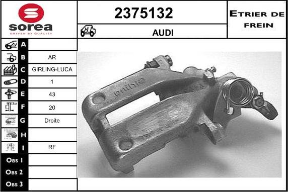 EAI 2375132 - Гальмівний супорт avtolavka.club