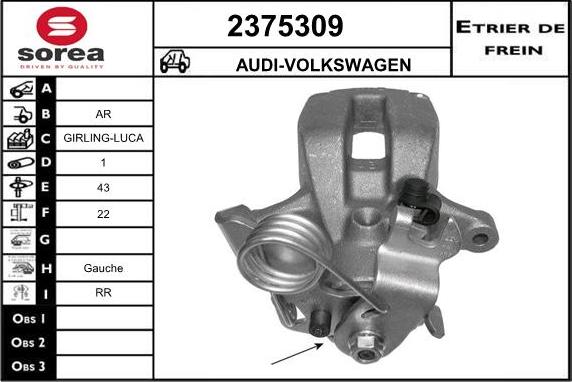 EAI 2375309 - Гальмівний супорт avtolavka.club