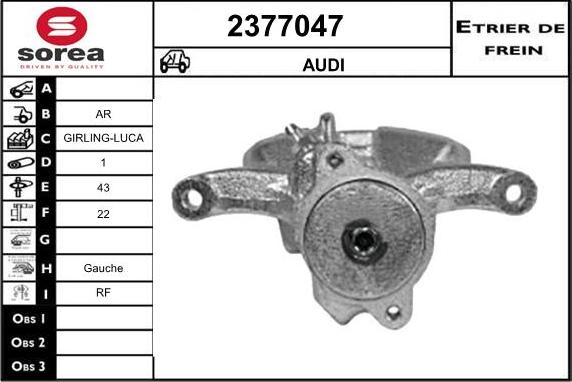 EAI 2377047 - Гальмівний супорт avtolavka.club