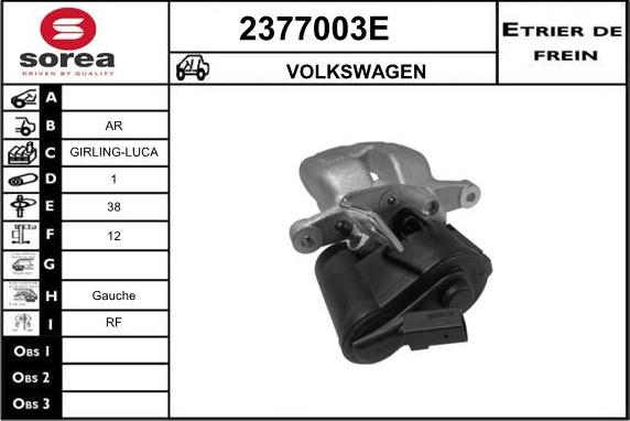 EAI 2377003E - Гальмівний супорт avtolavka.club