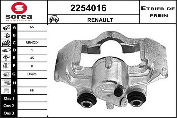 EAI 2254016 - Гальмівний супорт avtolavka.club