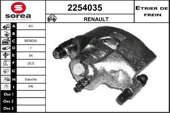 EAI 2254035 - Гальмівний супорт avtolavka.club