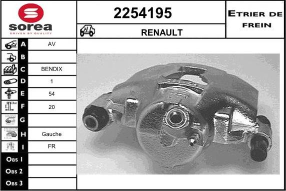 EAI 2254195 - Гальмівний супорт avtolavka.club