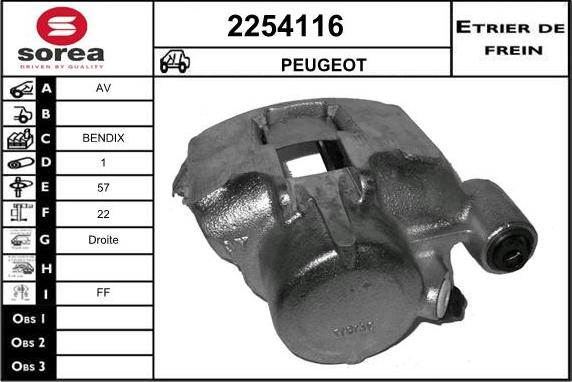 EAI 2254116 - Гальмівний супорт avtolavka.club