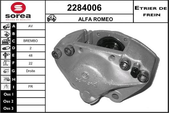 EAI 2284006 - Гальмівний супорт avtolavka.club