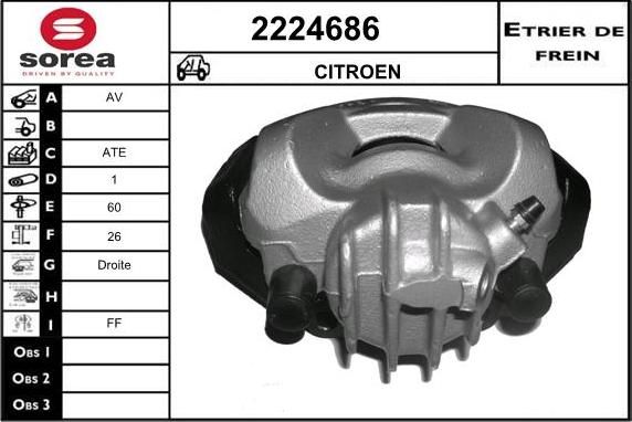 EAI 2224686 - Гальмівний супорт avtolavka.club