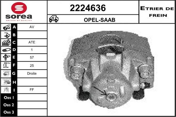 EAI 2224636 - Гальмівний супорт avtolavka.club