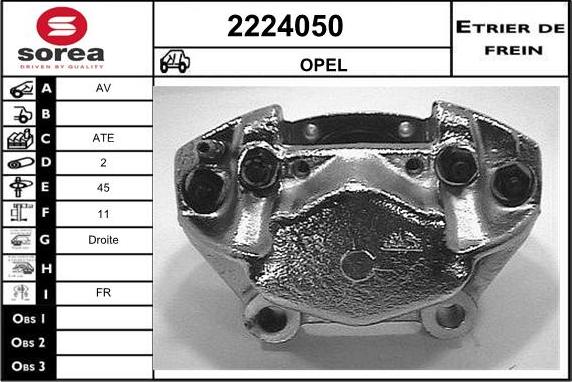 EAI 2224050 - Гальмівний супорт avtolavka.club