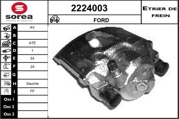 EAI 2224003 - Гальмівний супорт avtolavka.club