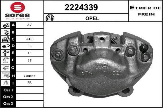 EAI 2224339 - Гальмівний супорт avtolavka.club