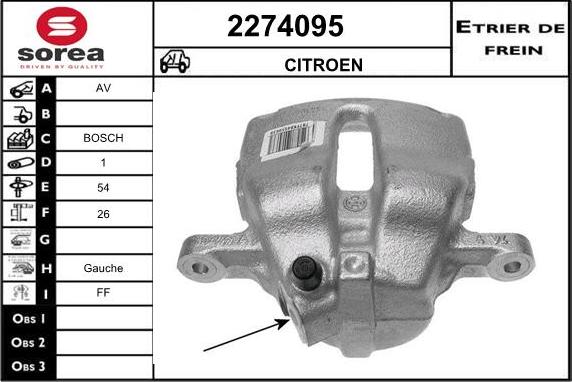 EAI 2274095 - Гальмівний супорт avtolavka.club