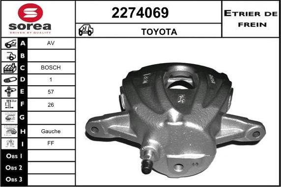 EAI 2274069 - Гальмівний супорт avtolavka.club