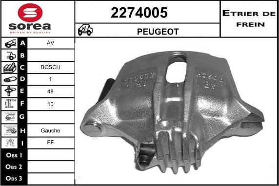 EAI 2274005 - Гальмівний супорт avtolavka.club