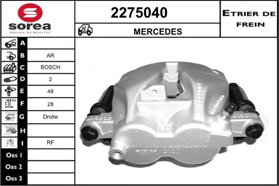 EAI 2275040 - Гальмівний супорт avtolavka.club