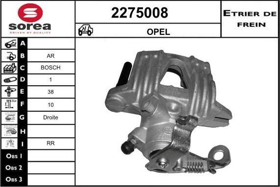 EAI 2275008 - Гальмівний супорт avtolavka.club