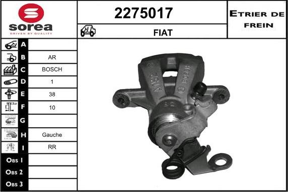 EAI 2275017 - Гальмівний супорт avtolavka.club