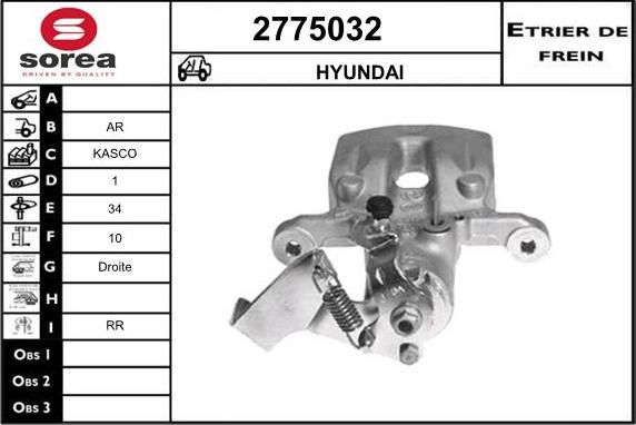 EAI 2775032 - Гальмівний супорт avtolavka.club