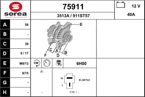 EAI 75911 - Генератор avtolavka.club