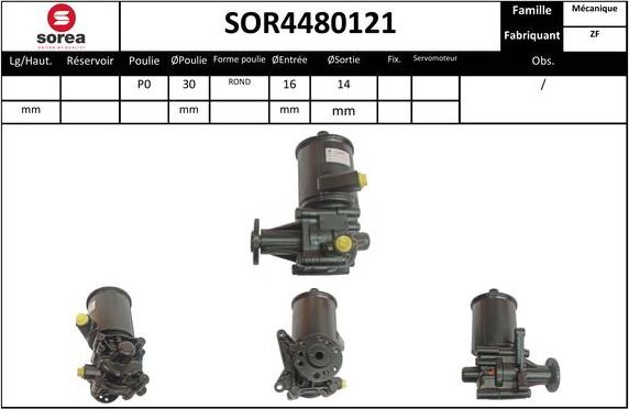 EAI SOR4480121 - Гідравлічний насос, рульове управління, ГУР avtolavka.club