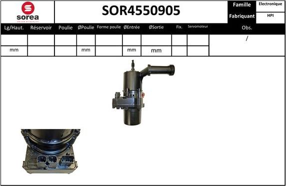 EAI SOR4550905 - Гідравлічний насос, рульове управління, ГУР avtolavka.club