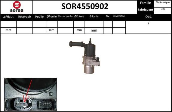 EAI SOR4550902 - Гідравлічний насос, рульове управління, ГУР avtolavka.club