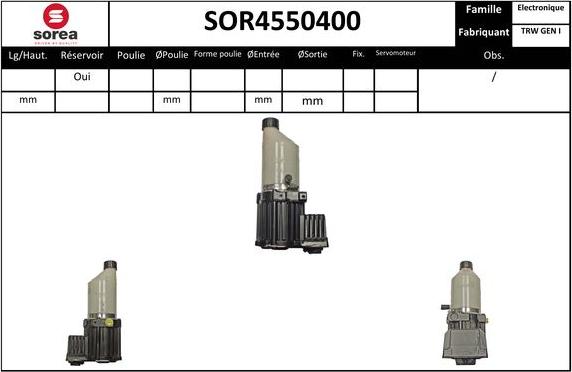 EAI SOR4550400 - Гідравлічний насос, рульове управління, ГУР avtolavka.club