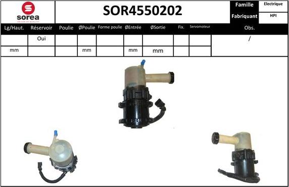 EAI SOR4550202 - Гідравлічний насос, рульове управління, ГУР avtolavka.club