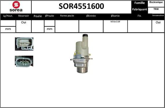 EAI SOR4551600 - Гідравлічний насос, рульове управління, ГУР avtolavka.club