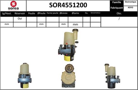 EAI SOR4551200 - Гідравлічний насос, рульове управління, ГУР avtolavka.club