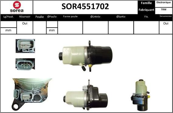 EAI SOR4551702 - Гідравлічний насос, рульове управління, ГУР avtolavka.club