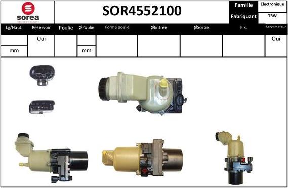 EAI SOR4552100 - Гідравлічний насос, рульове управління, ГУР avtolavka.club