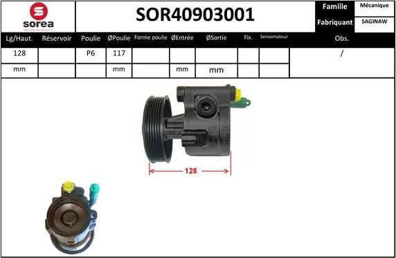 EAI SOR40903001 - Гідравлічний насос, рульове управління, ГУР avtolavka.club