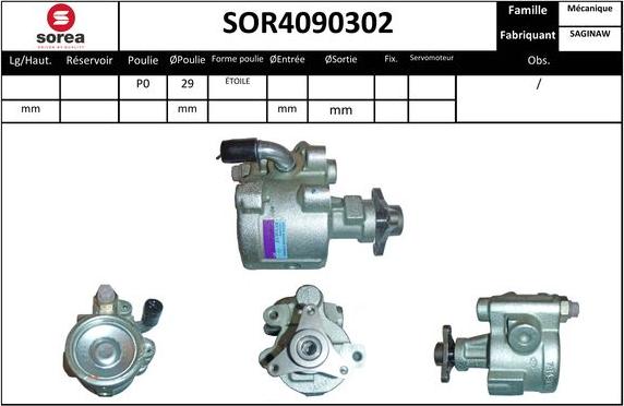 EAI SOR4090302 - Гідравлічний насос, рульове управління, ГУР avtolavka.club