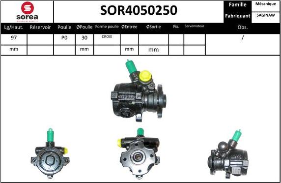 EAI SOR4050250 - Гідравлічний насос, рульове управління, ГУР avtolavka.club