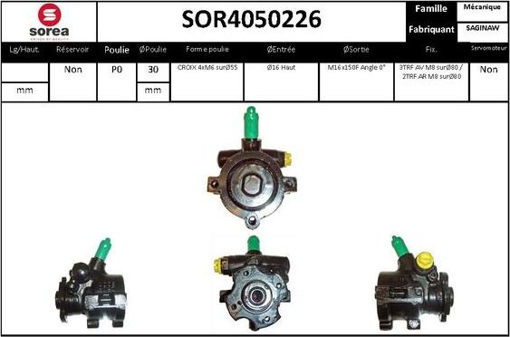 EAI SOR4050226 - Гідравлічний насос, рульове управління, ГУР avtolavka.club