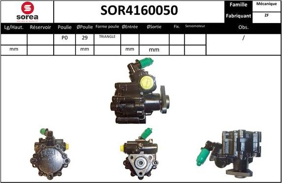 EAI SOR4160050 - Гідравлічний насос, рульове управління, ГУР avtolavka.club