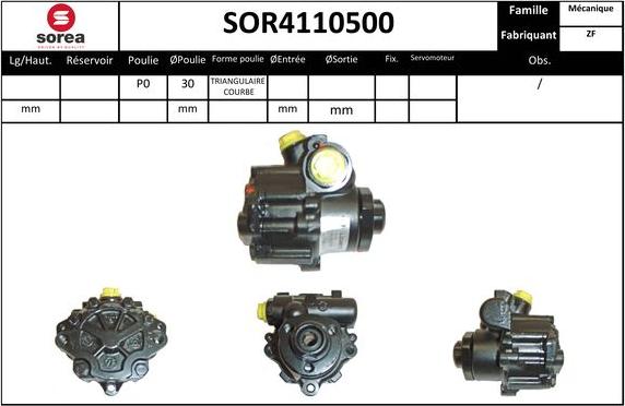 EAI SOR4110500 - Гідравлічний насос, рульове управління, ГУР avtolavka.club