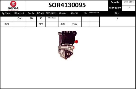 EAI SOR4130095 - Гідравлічний насос, рульове управління, ГУР avtolavka.club