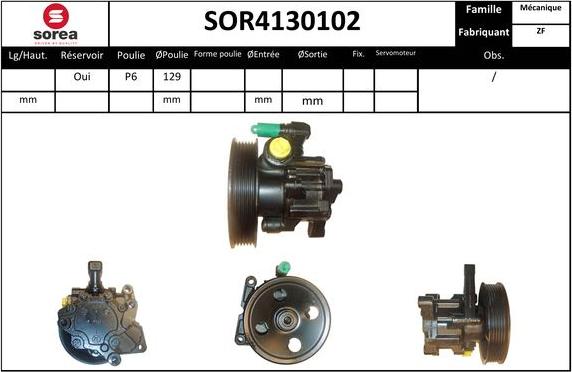 EAI SOR4130102 - Гідравлічний насос, рульове управління, ГУР avtolavka.club